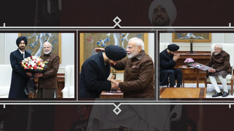 प्रसिद्ध सिंगर Diljit Dosanjh की PM Modi से मुलाकात!